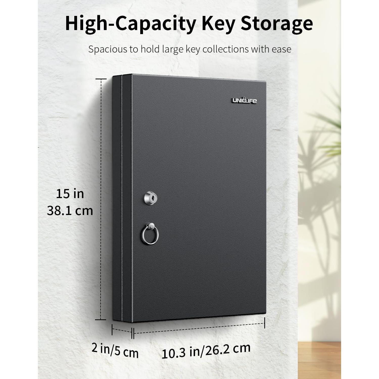 Caja de Llaves con Cerradura Uniclife 32 Posiciones Montada en Pared