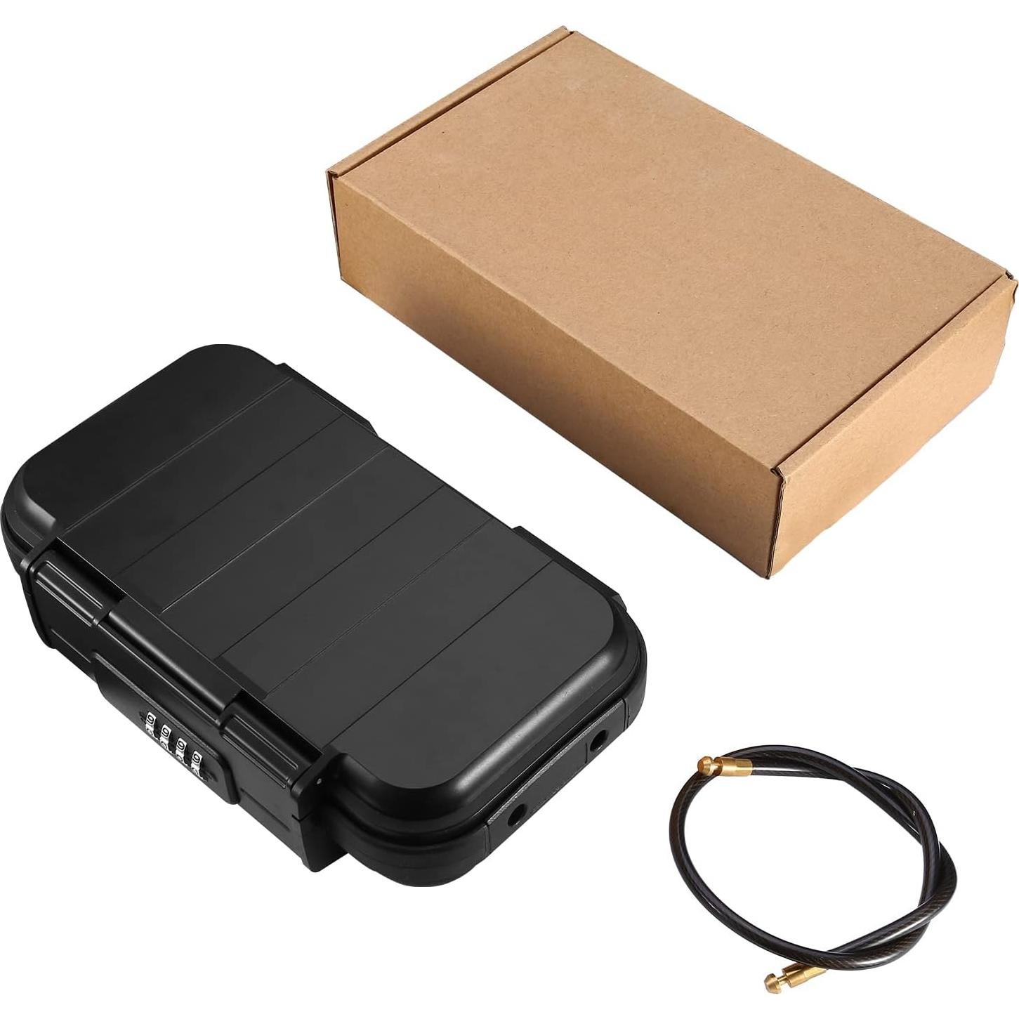 Caja de Seguridad Portátil ORIA, Impermeable, 4 Dígitos, 0.64 kg