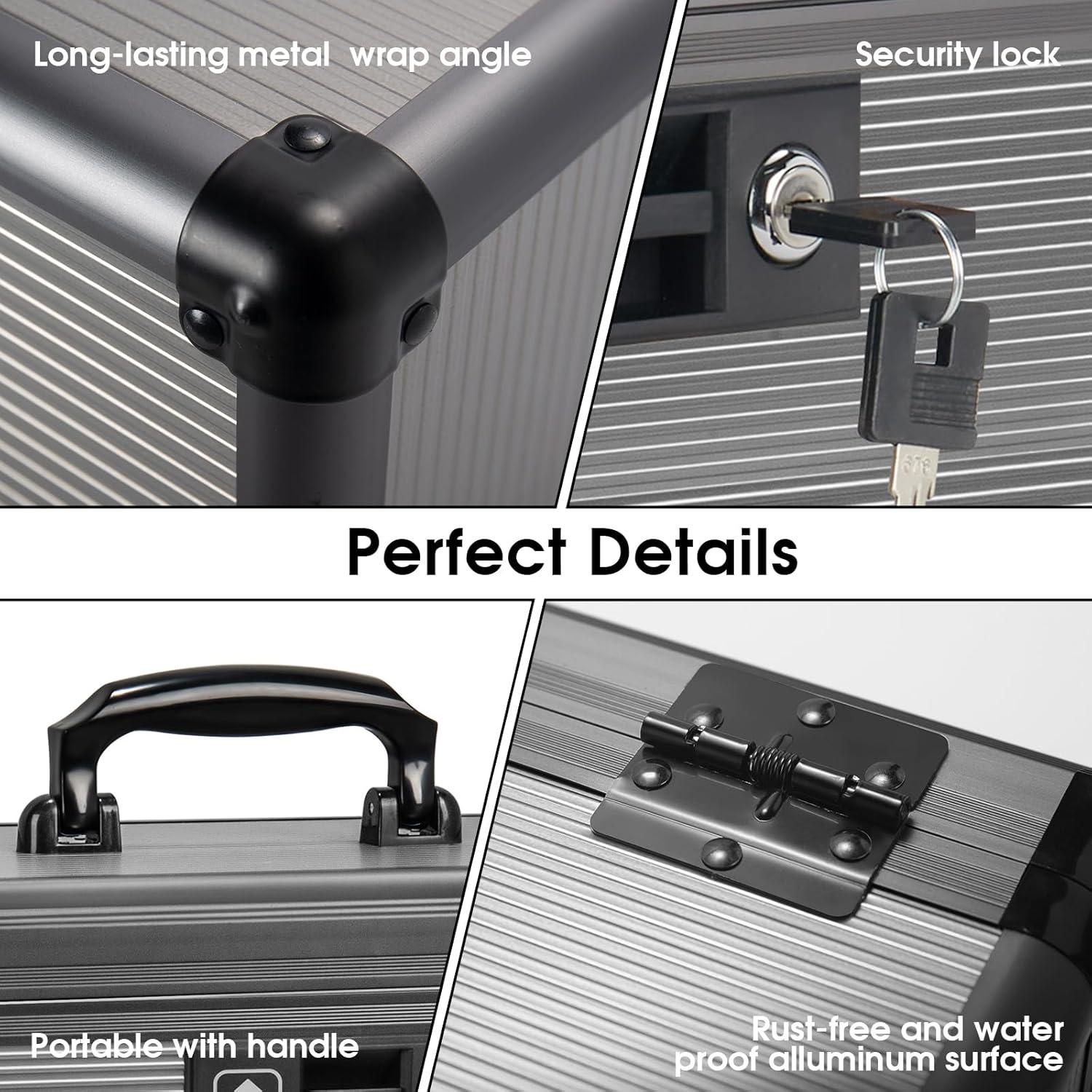 Caja de Seguridad para Medicamentos Lockbako 30.48 cm Negra