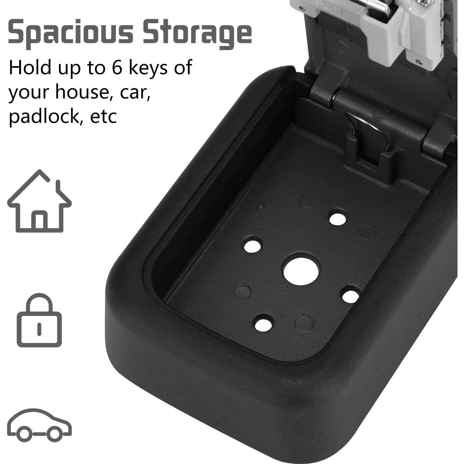 Caja de Llaves DELSWIN - Combinación 4 Dígitos Impermeable