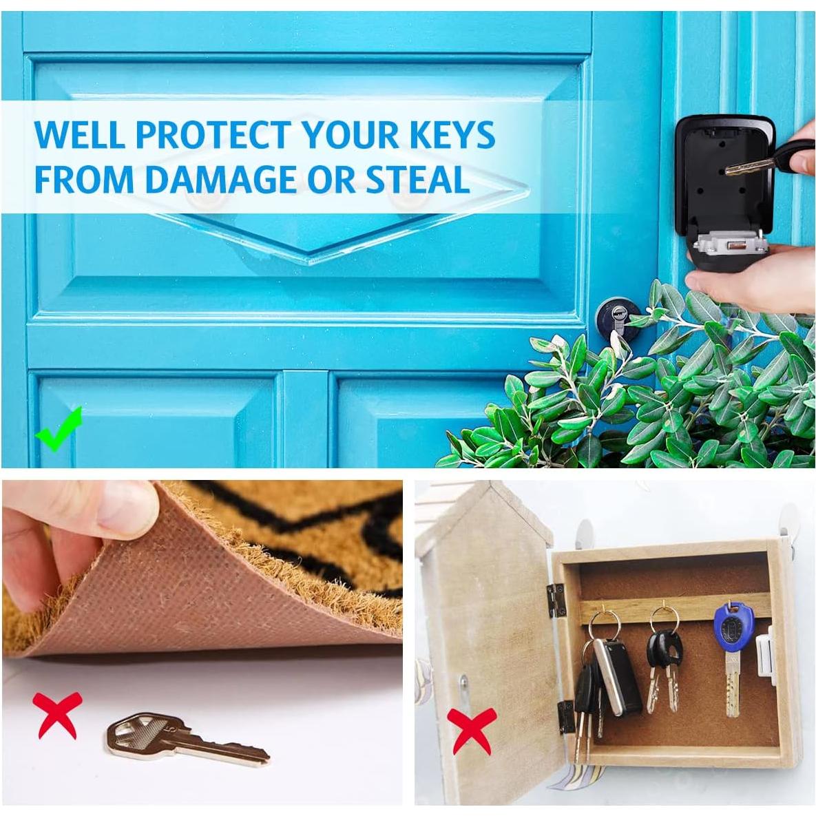 Caja de Seguridad para Llaves AMIR con Combinación 4 Dígitos