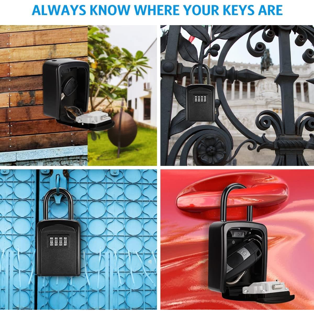 Caja de Seguridad para Llaves AMIR con Combinación 4 Dígitos