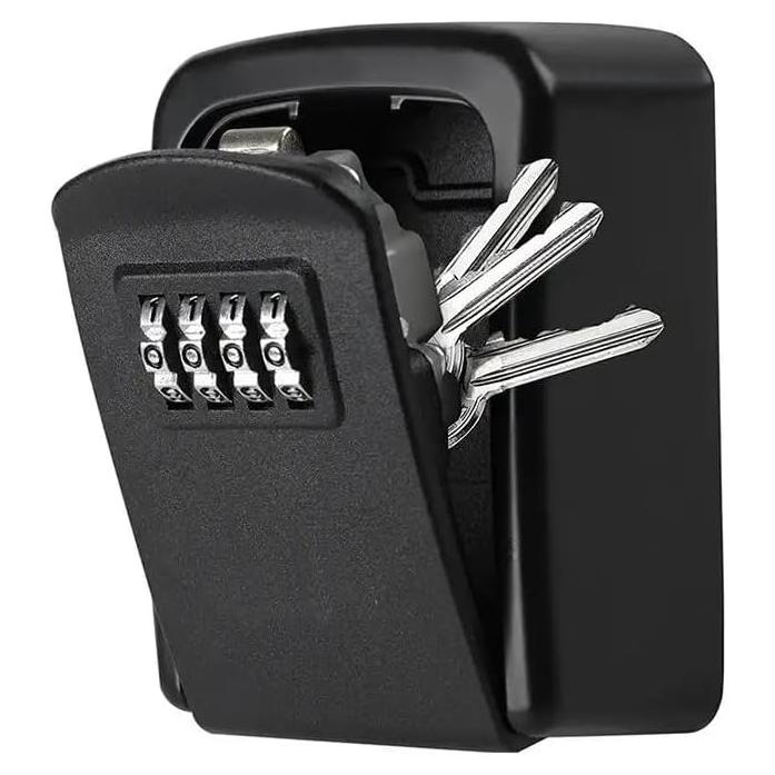 Caja de Almacenamiento de Llaves Omoft, Cerradura 4 Dígitos, Metal