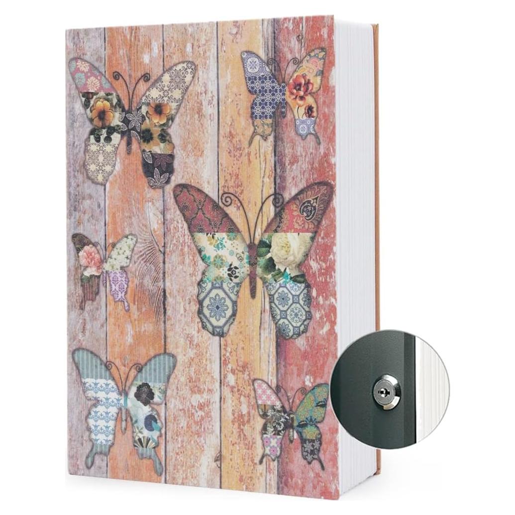 Caja Fuerte Oculta PACOLO Mariposa 24.1x15.7x5.6cm