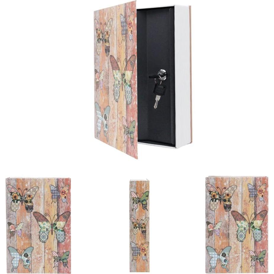 Caja Fuerte Oculta PACOLO Mariposa 24.1x15.7x5.6cm