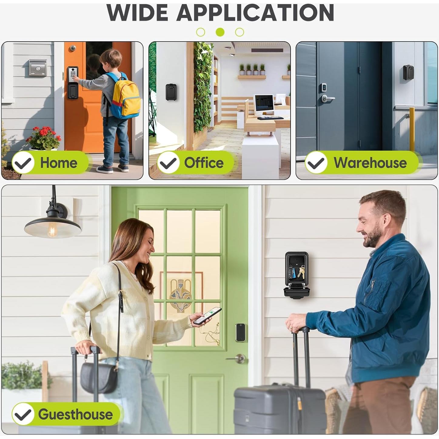 Caja de Llave Resistente al Agua BKNOOU 8109 con Código 12 Dígitos