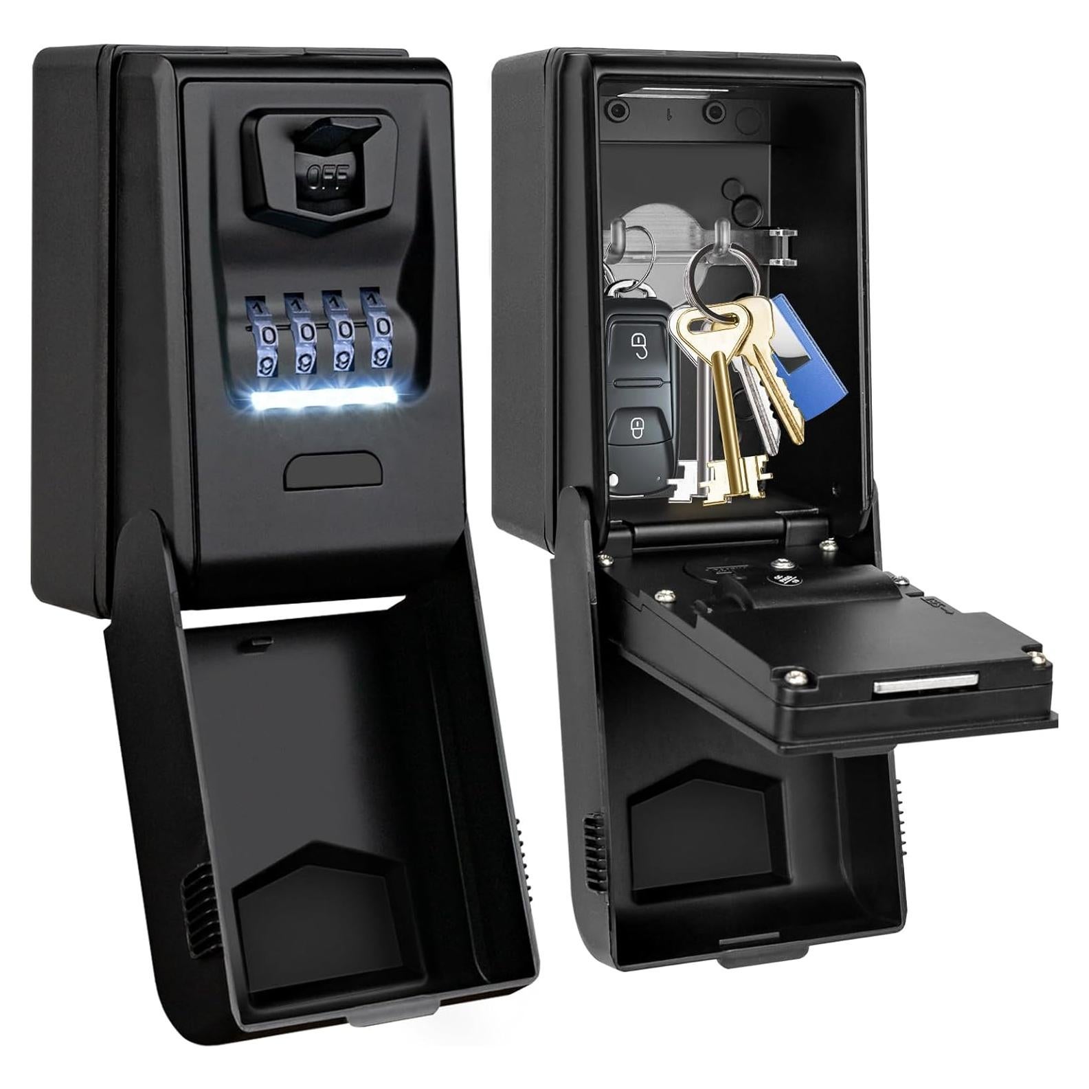 Caja de Llave con Cerradura HUANLANG Montaje en Pared Impermeable