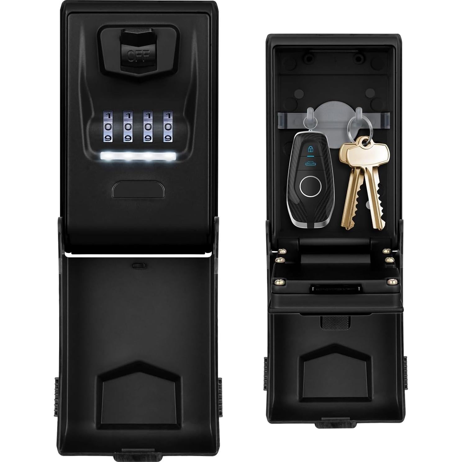 Caja de Llave con Cerradura HUANLANG Montaje en Pared Impermeable