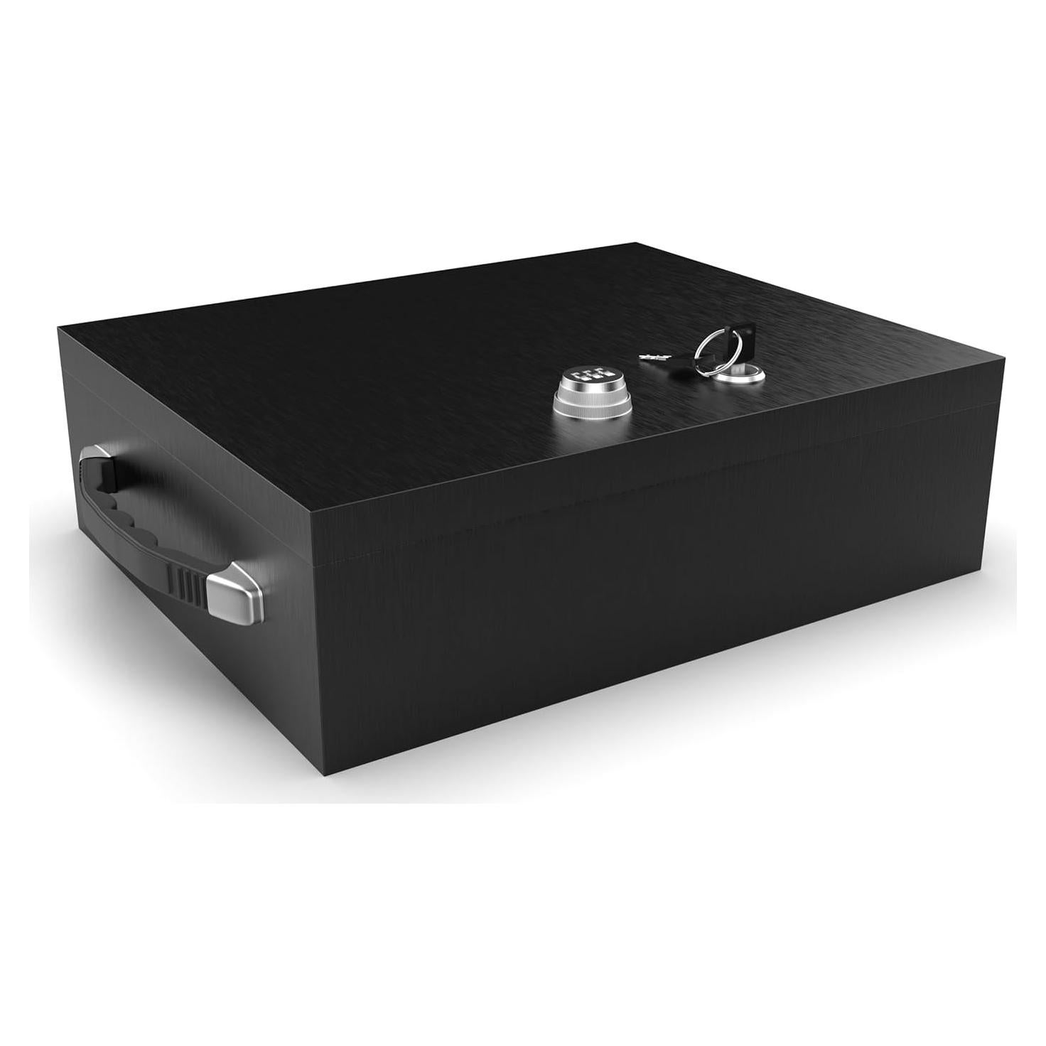 Caja Fuerte Ignífuga Suber con Cerradura Dual y Llave 33.66x27.31cm