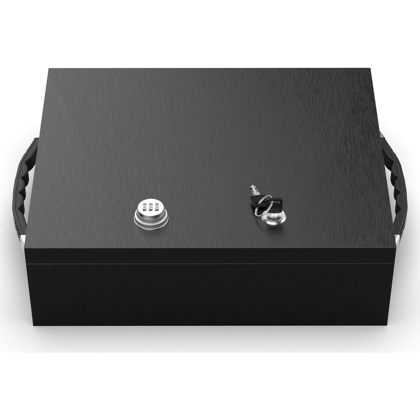 Caja Fuerte Ignífuga Suber con Cerradura Dual y Llave 33.66x27.31cm