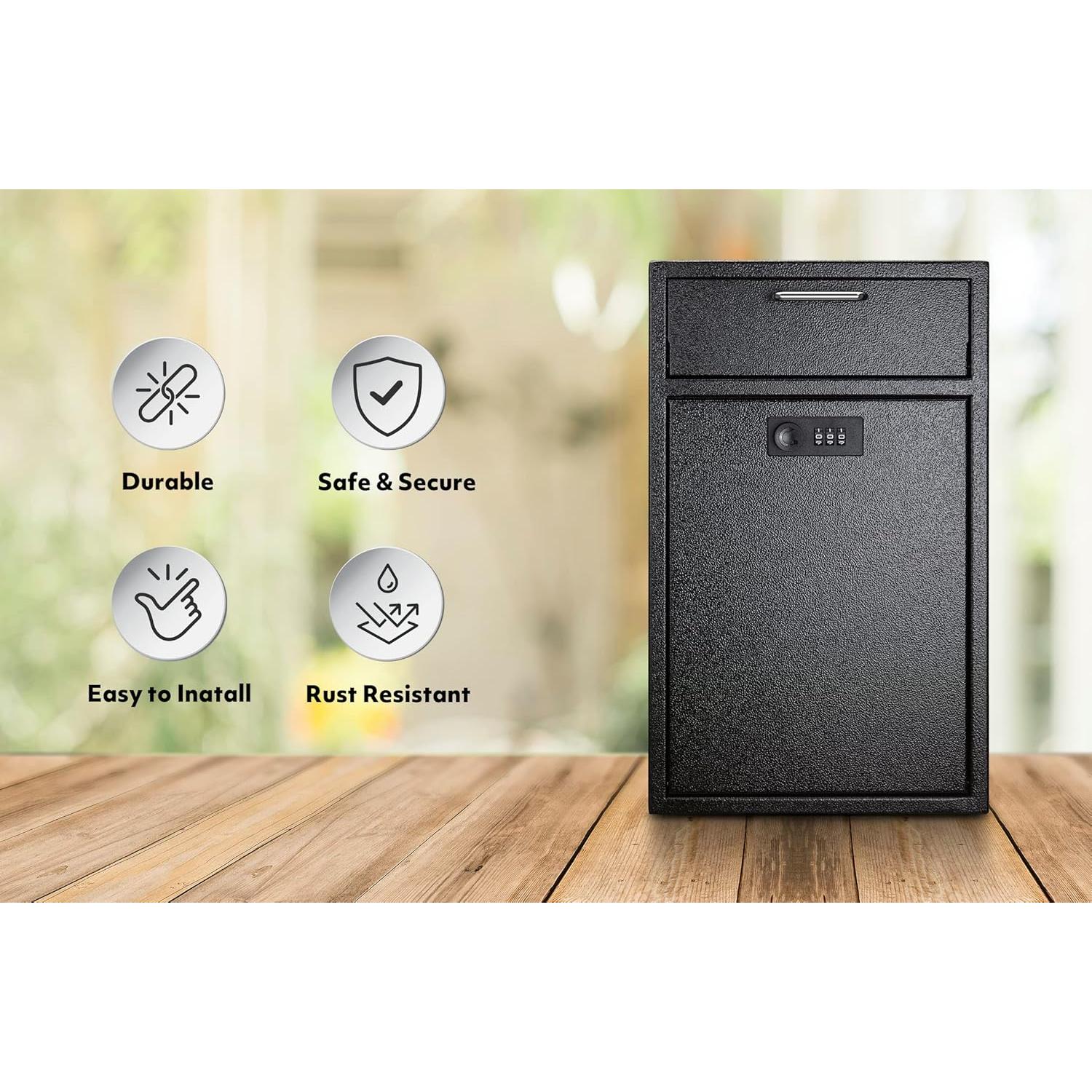 Caja de Correo de Pared POCHAR con Cerradura 21.84x12.07x36.20cm