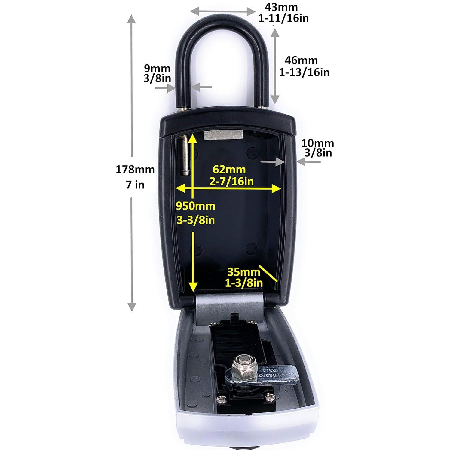 Caja de Seguridad Portátil Bosvision BV-8962S con Bolsa Faraday
