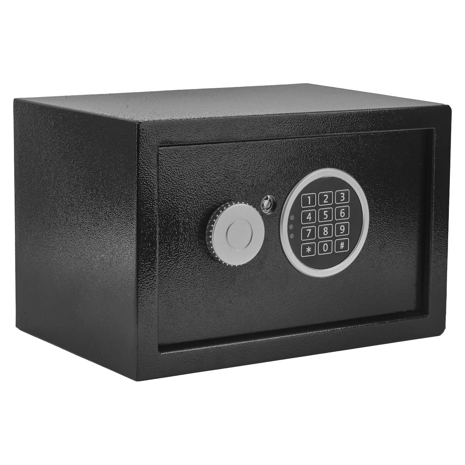 Caja Fuerte Digital FRAIIXAR 0.43 Pies Cúbicos Acero Negro