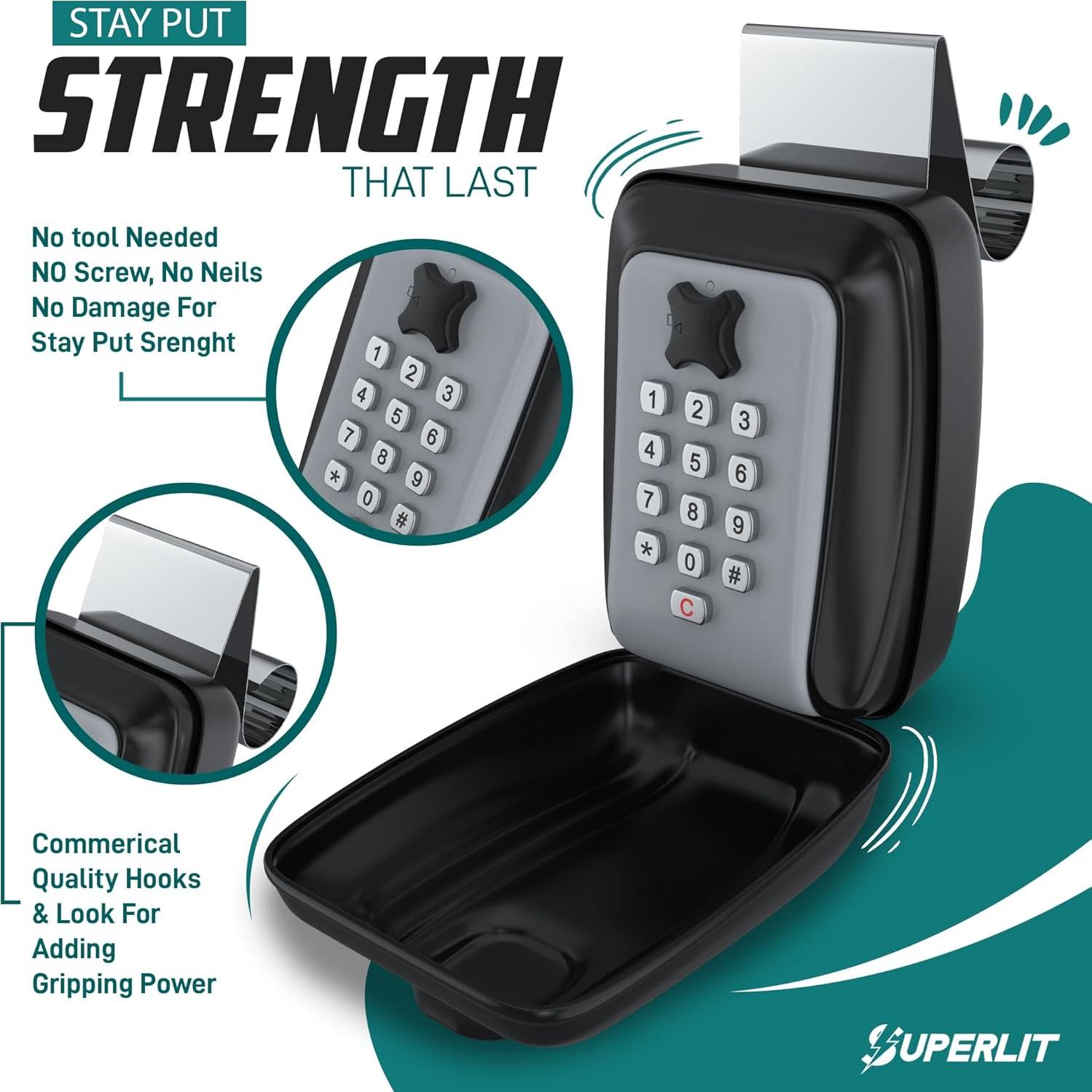 Caja de Llaves para Automóvil Superlit - Antirrobo RFID Estándar