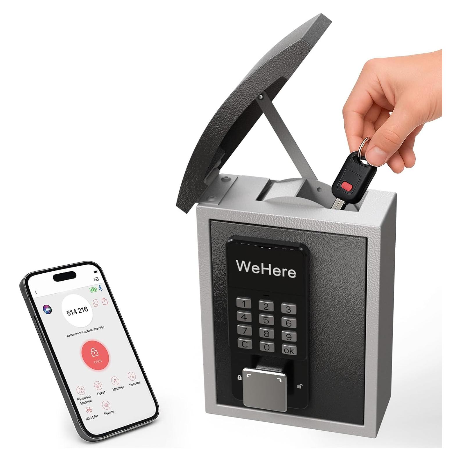 Caja de Llave Inteligente DiDiHere KB-521 Montada en Pared