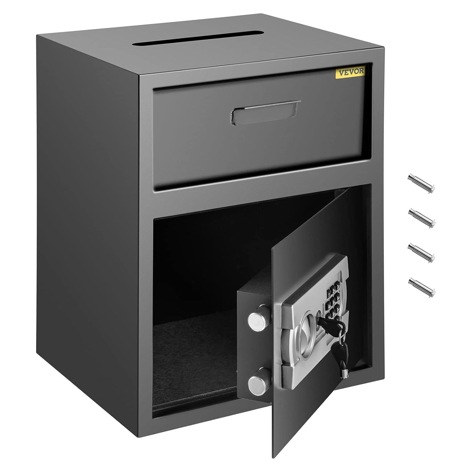 Caja Fuerte Digital de Depósito VEVOR 1.7 Pies³ Acero