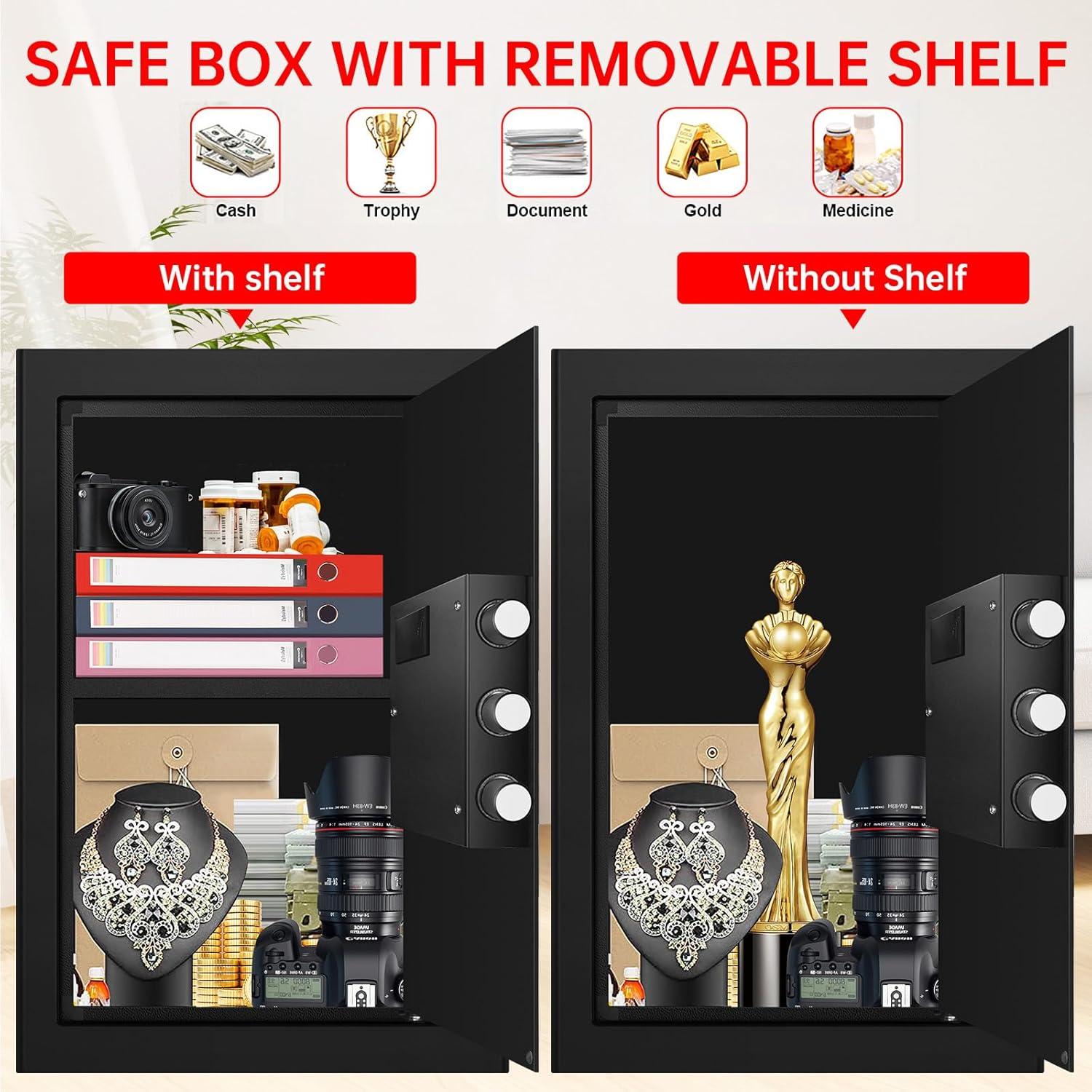 Caja Fuerte a Prueba de Fuego y Agua VIDXCVIT 0.14 m³