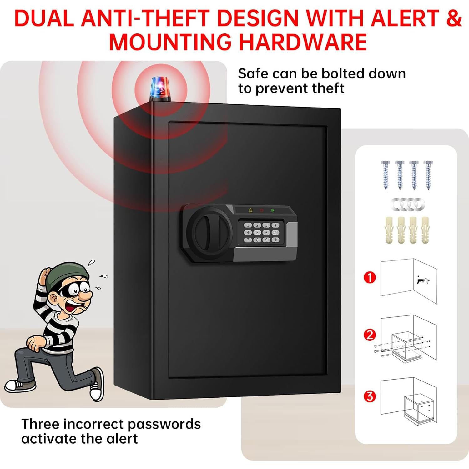 Caja Fuerte a Prueba de Fuego y Agua VIDXCVIT 0.14 m³