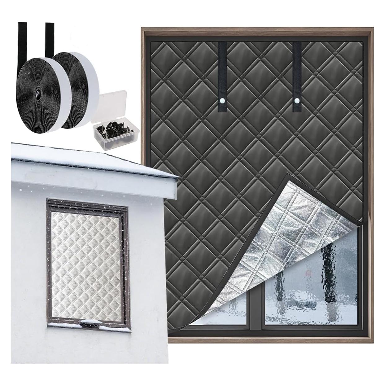 Kit Aislante de Ventanas Aozzy 170x150 cm Cubierta Térmica