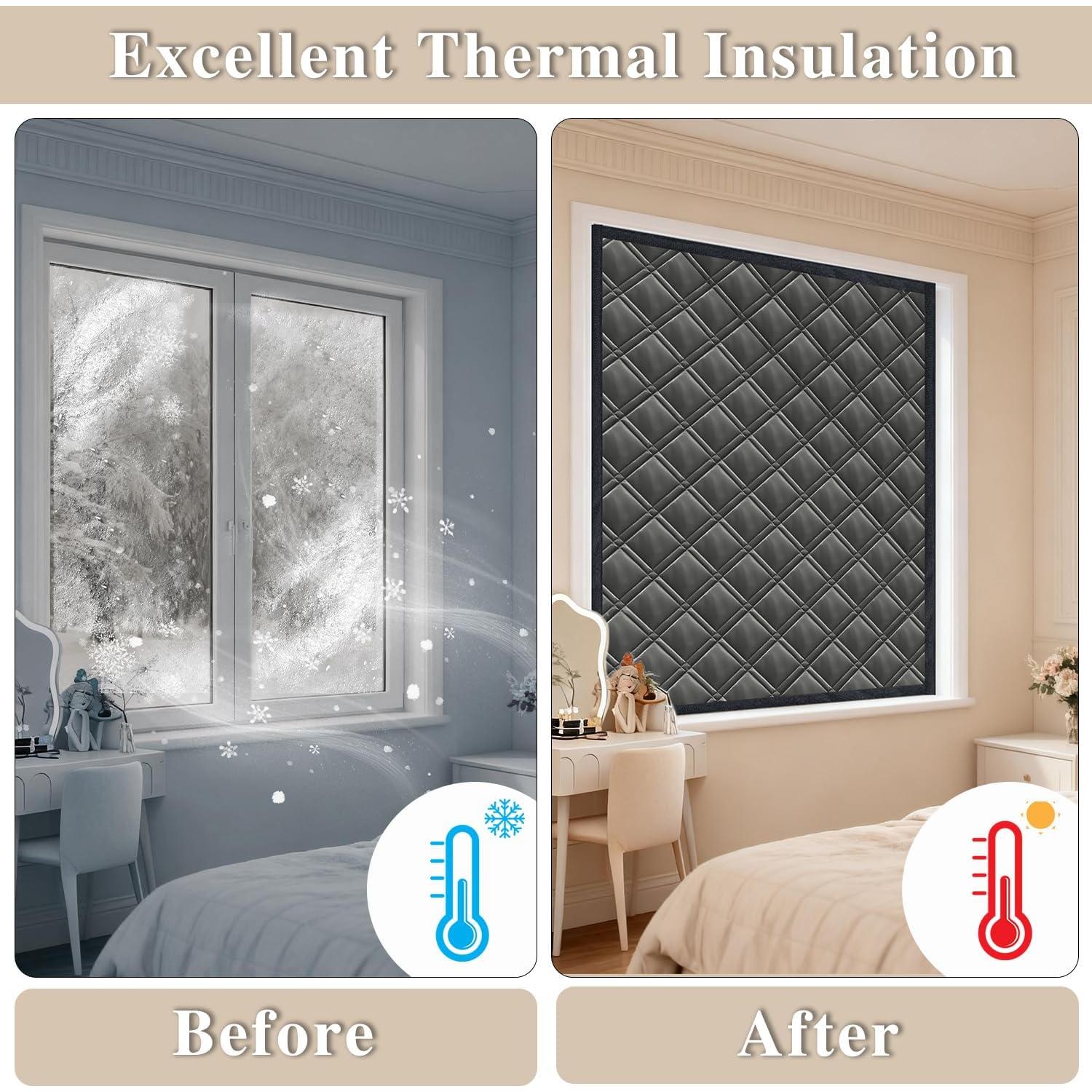 Kit Aislante de Ventanas Aozzy 170x150 cm Cubierta Térmica