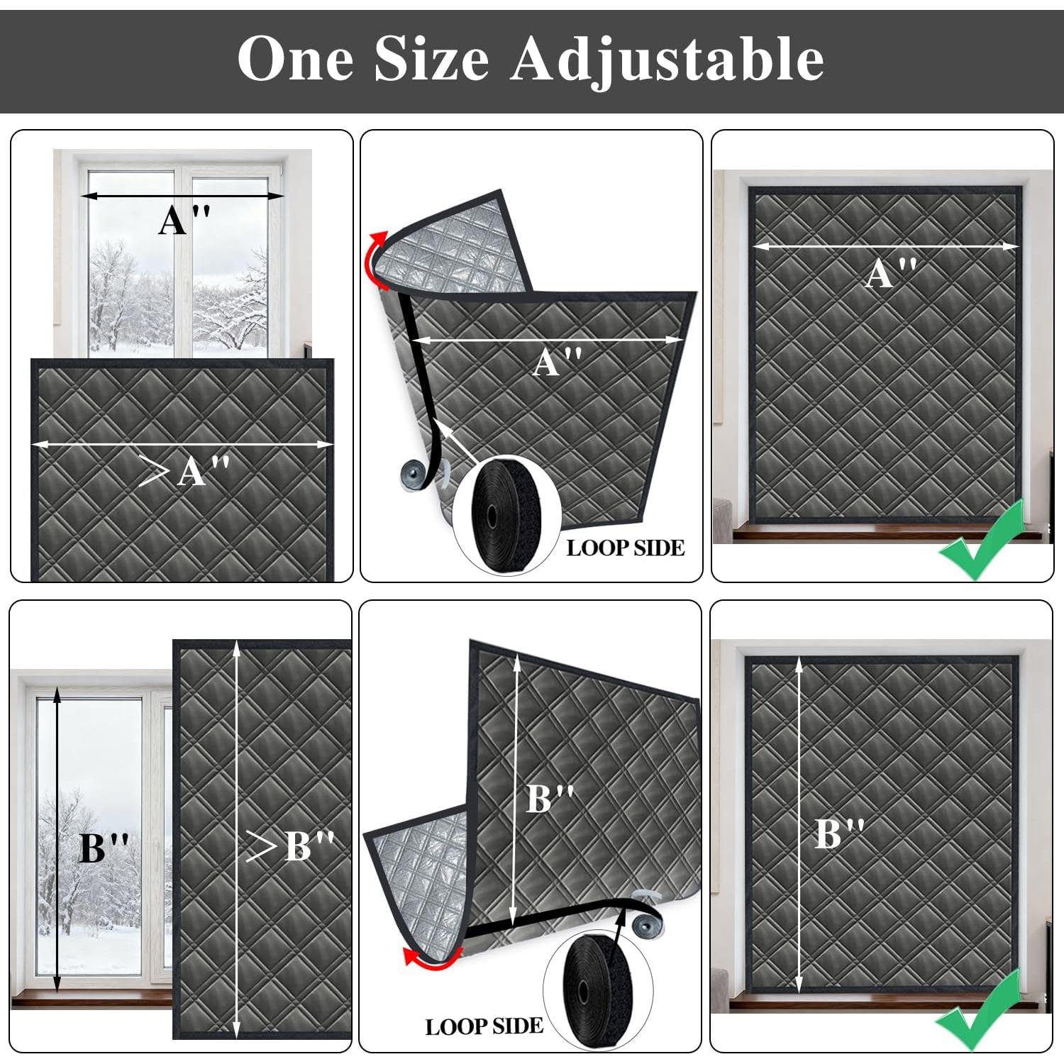 Kit Aislante de Ventanas Aozzy 170x150 cm Cubierta Térmica