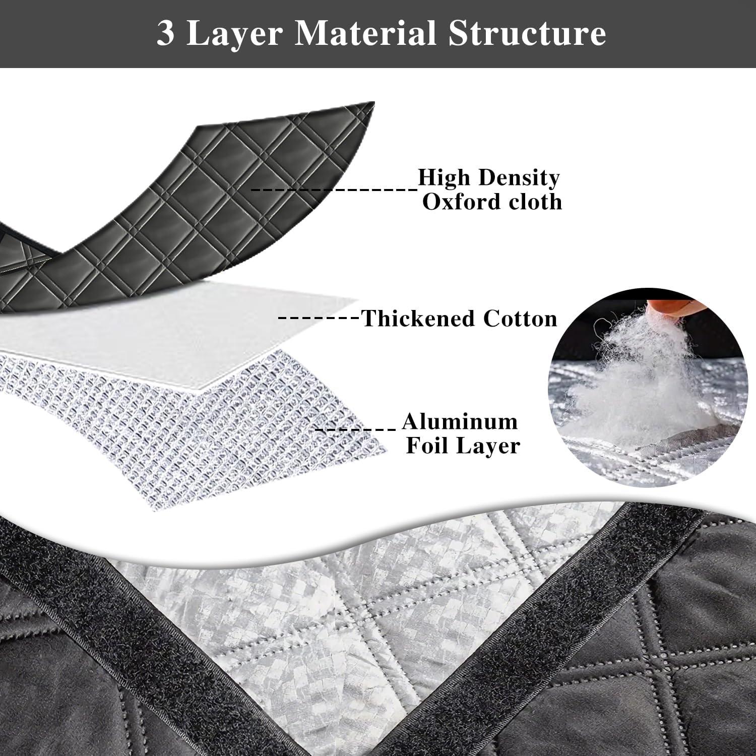 Kit Aislante de Ventanas Aozzy 170x150 cm Cubierta Térmica