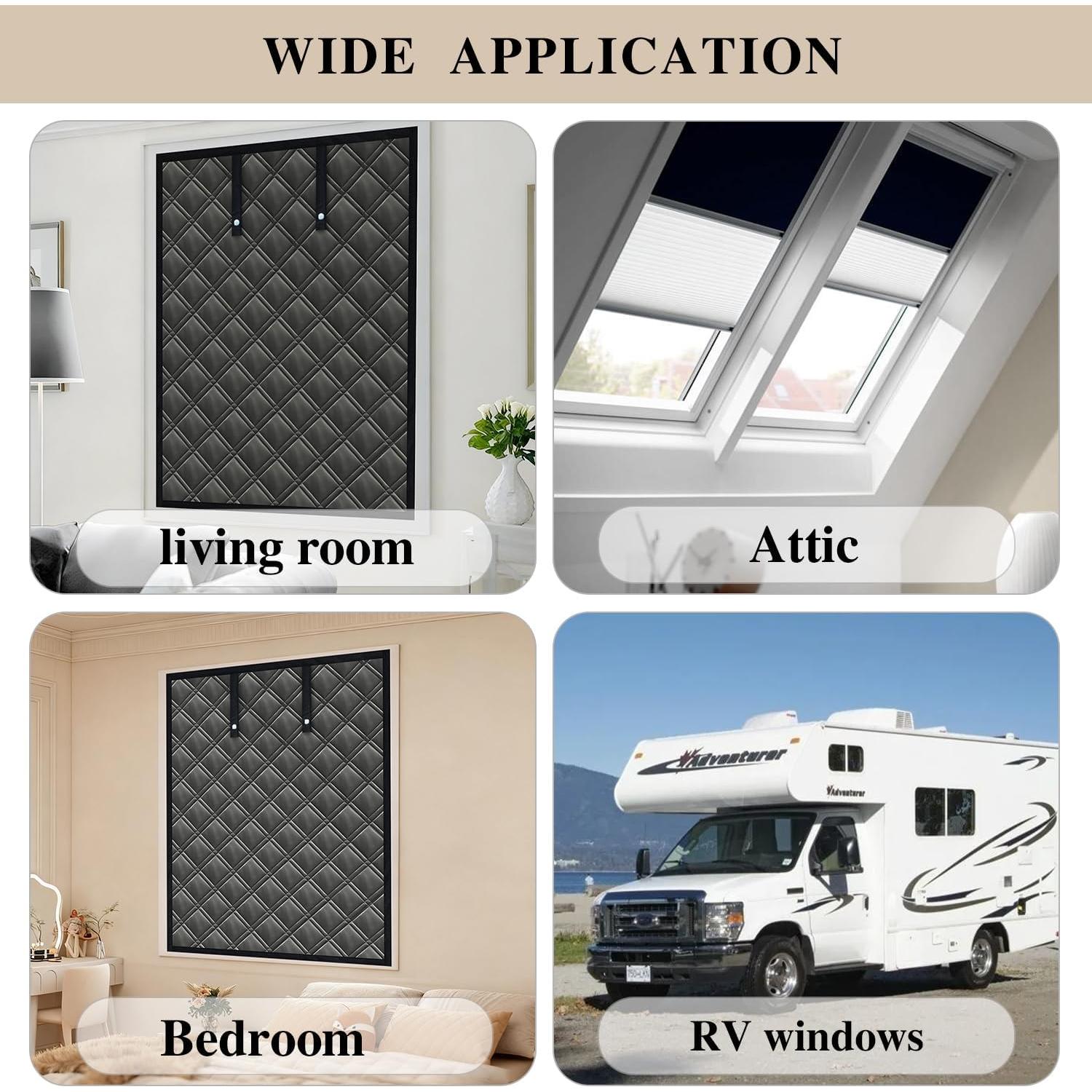 Kit Aislante de Ventanas Aozzy 170x150 cm Cubierta Térmica