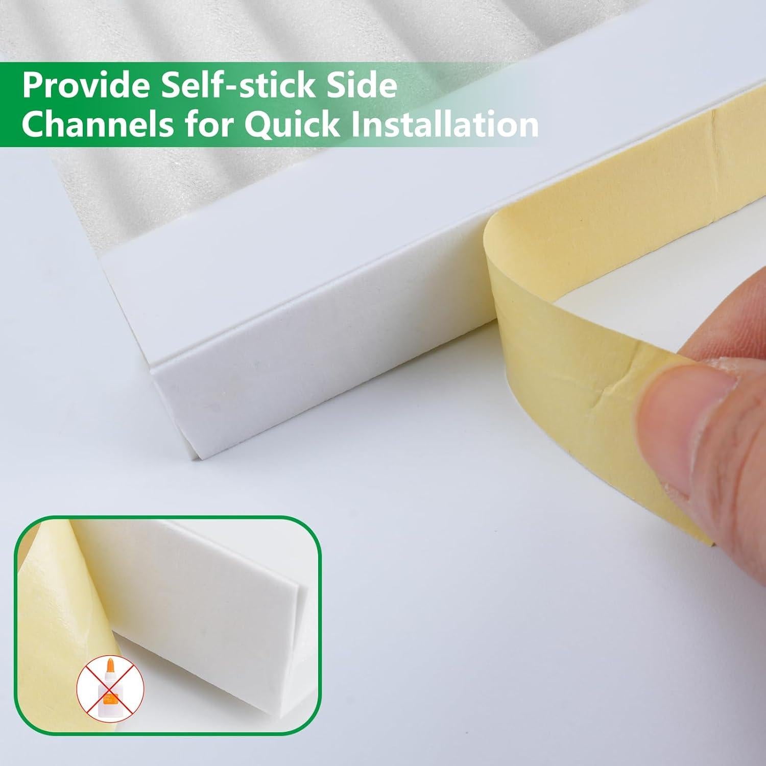 Panel Aislante para Aire Acondicionado SZZSAF 2 Paneles 42 cm Blanco