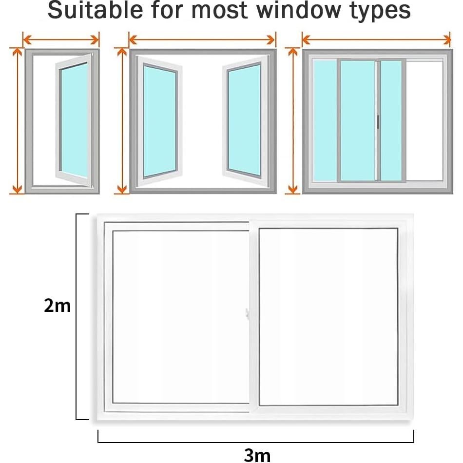 Kit Aislante de Ventana Preshwous 299.72x200.66 cm Plástico