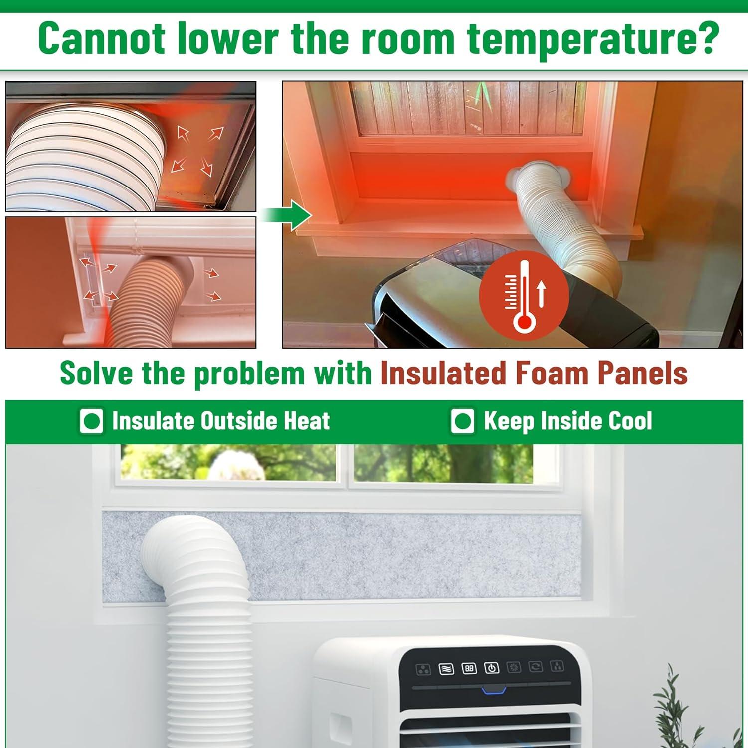 Kit de Ventilación de Ventana Forestchill 47" (119 cm) 5.9" (15 cm)