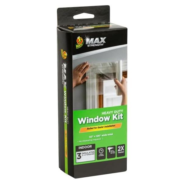 Kit de Ventana Transparente Duck Brand 3 Piezas 320x157 cm