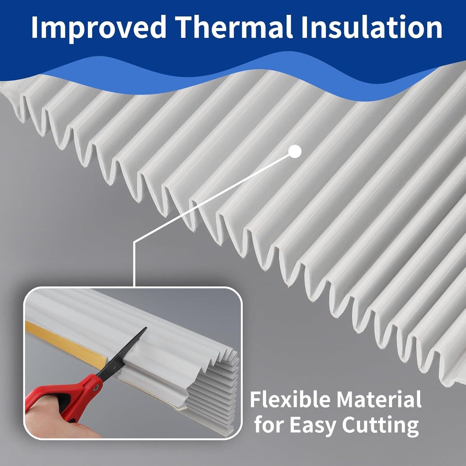 Panel Lateral Ajustable para Aire Acondicionado de Ventana 5000-14000 BTU