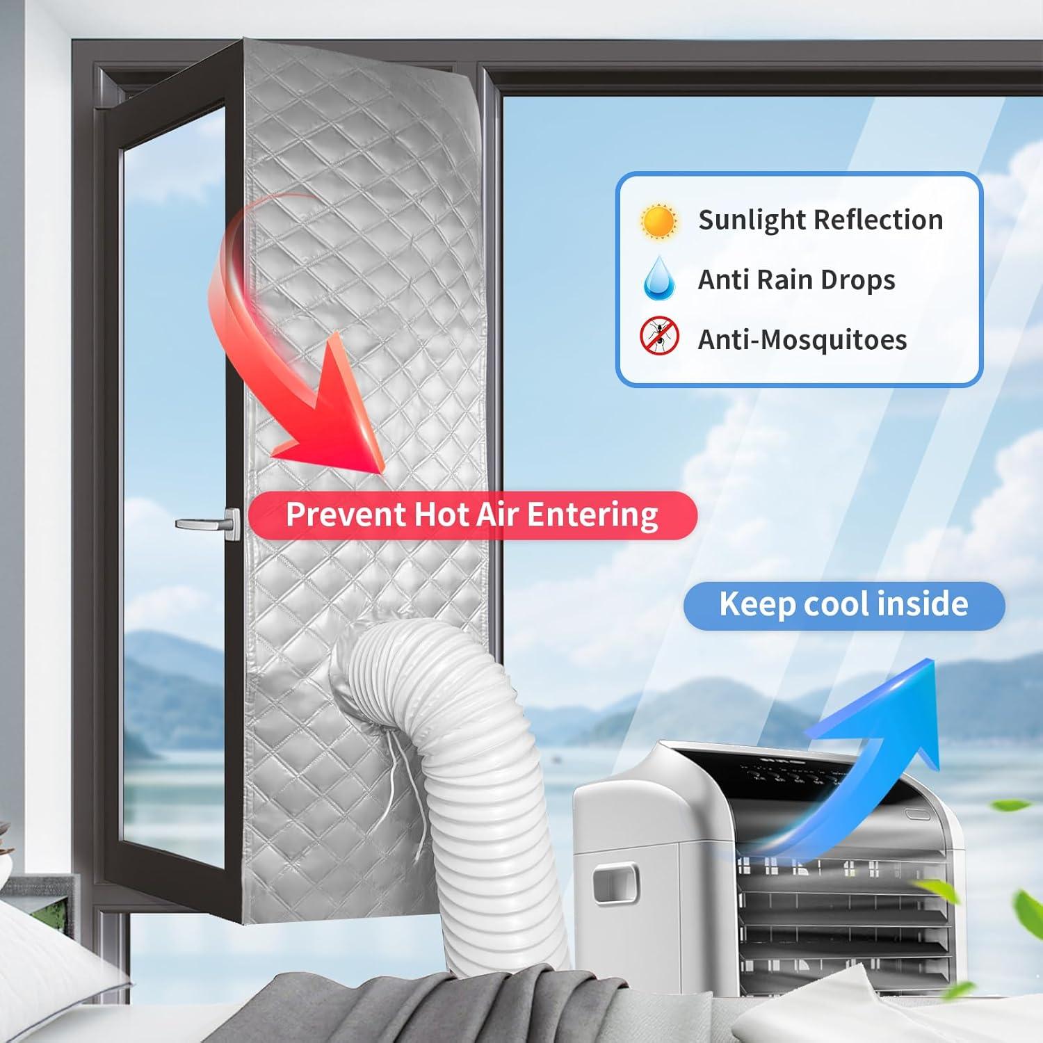 Kit Sello Ventana Aire Acondicionado Portátil FSEN 300-500cm