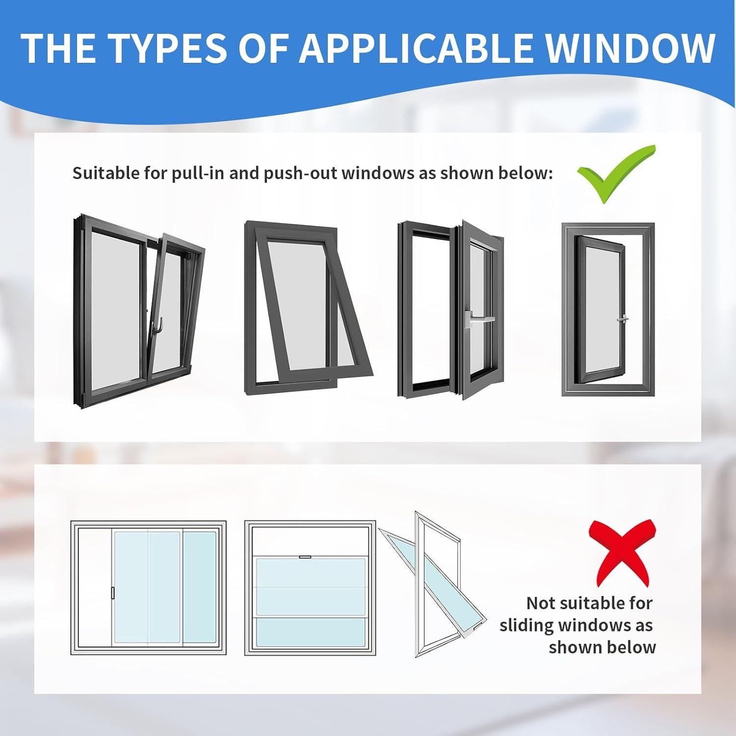 Kit Sello Ventana Aire Acondicionado Portátil FSEN 300-500cm