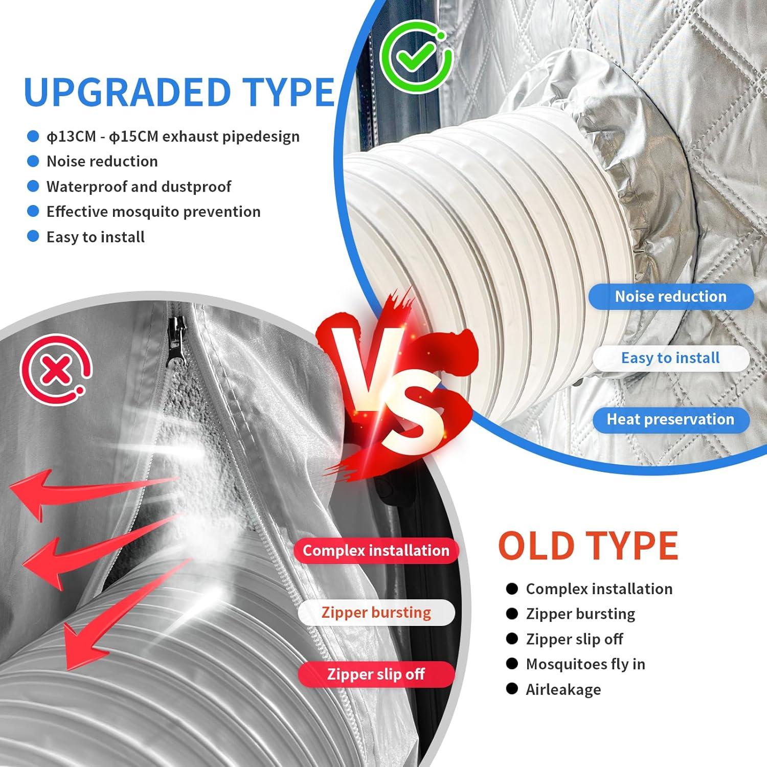 Kit Sello Ventana Aire Acondicionado Portátil FSEN 300-500cm