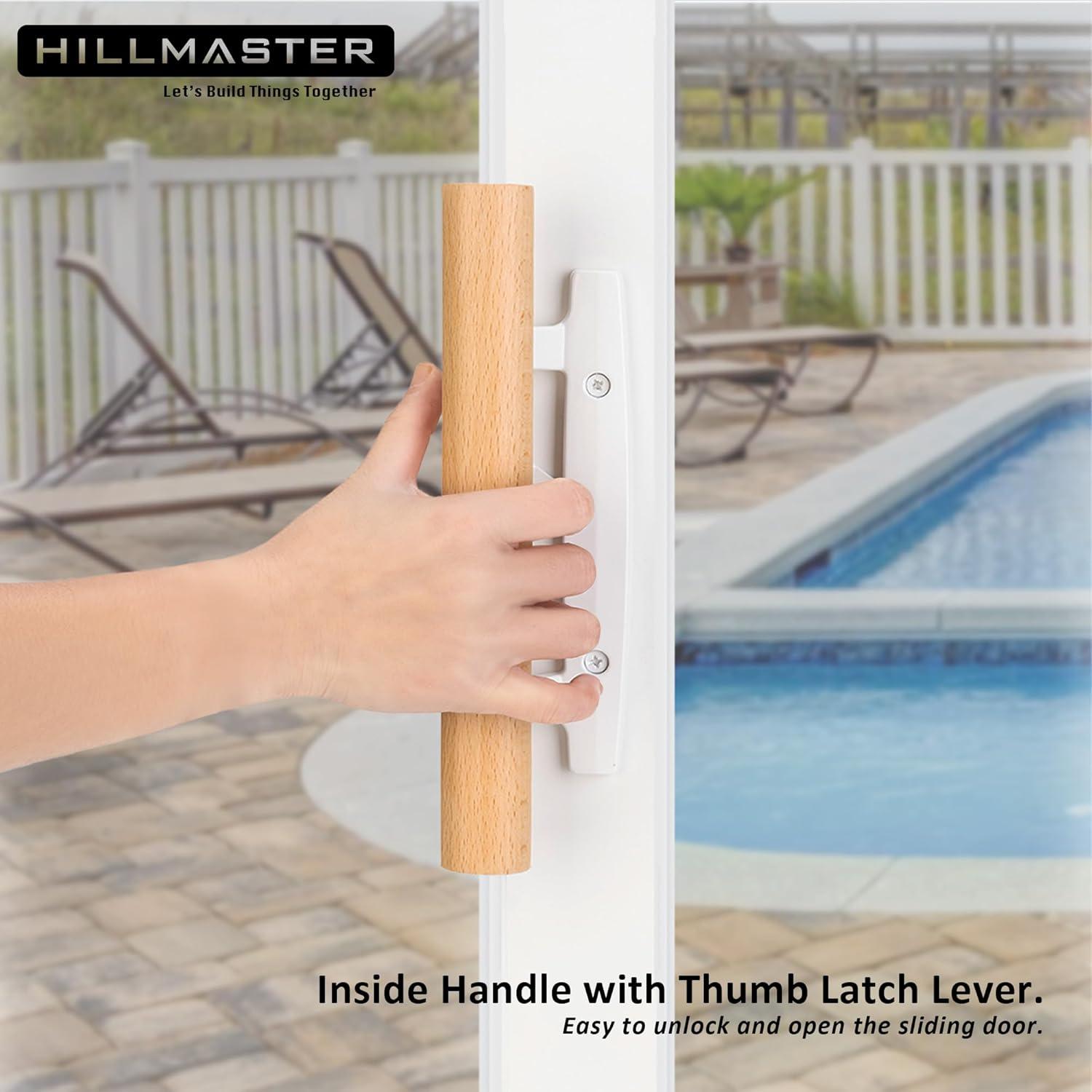 Juego de Manijas para Puerta Corrediza HILLMASTER Blanco