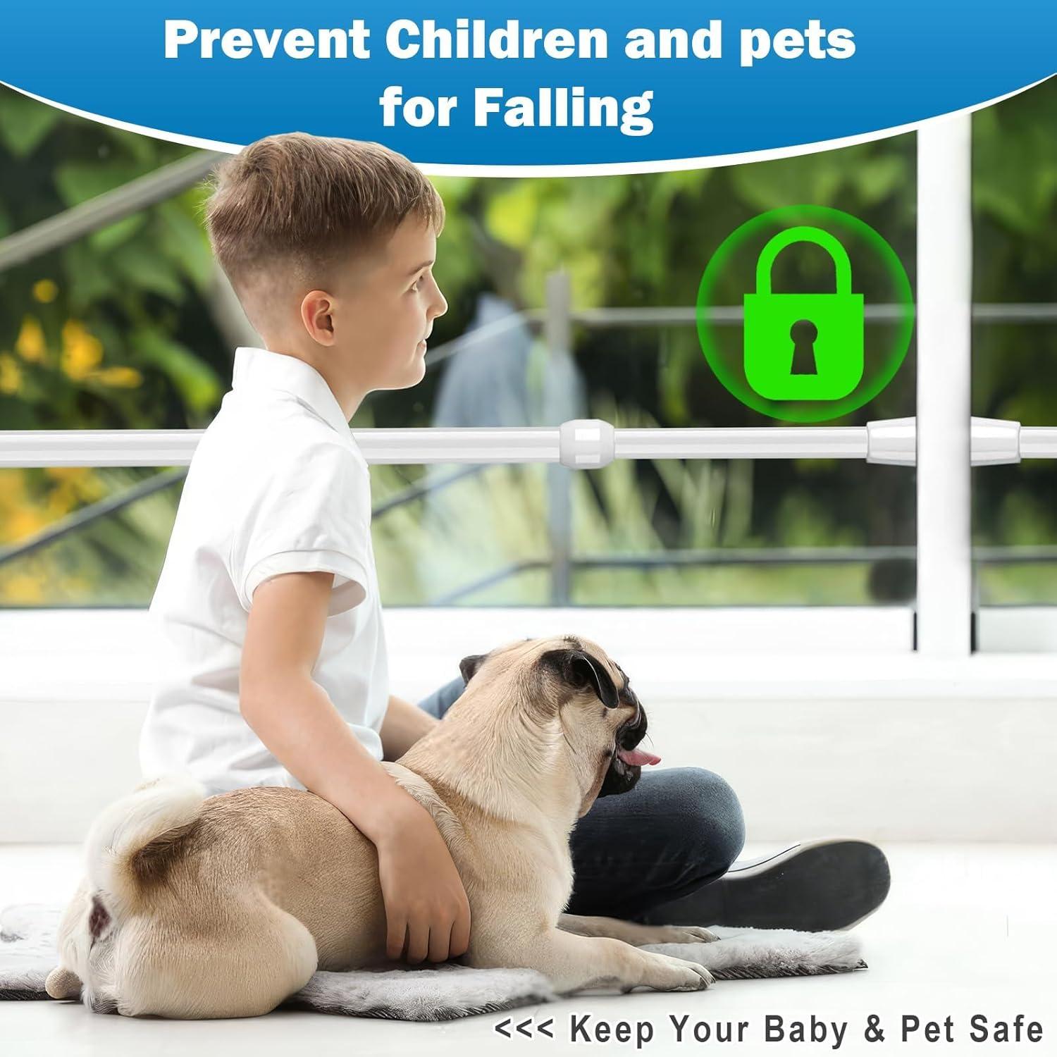 Barra de Seguridad Ajustable ARTOSHIN 40-70 cm para Ventanas