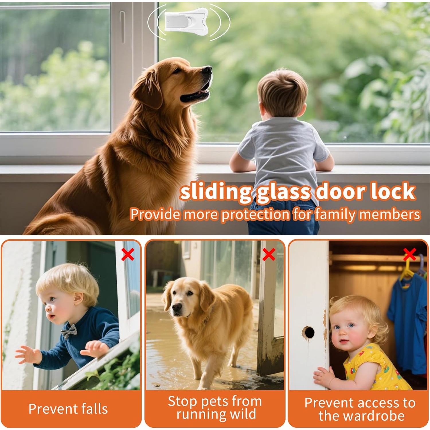 Cerradura de Seguridad para Puertas Deslizantes Niños 32g