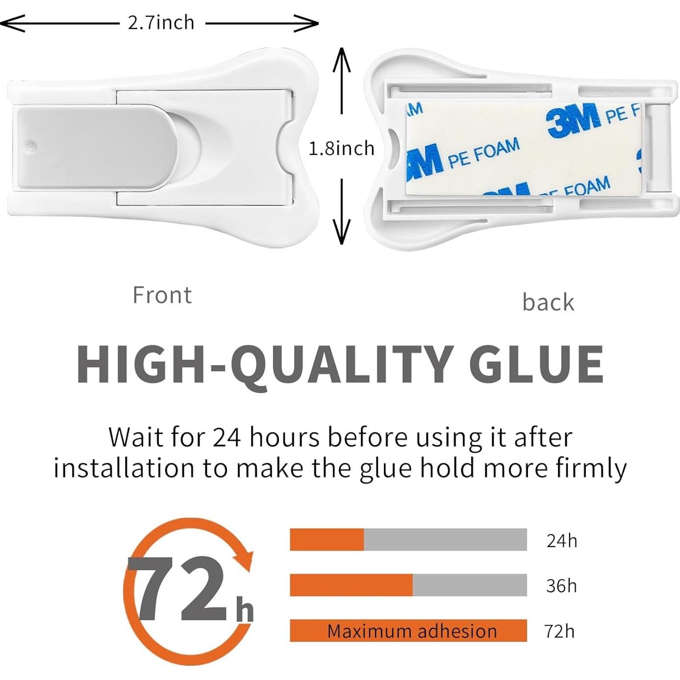 Cerradura de Seguridad para Puertas Deslizantes Niños 32g