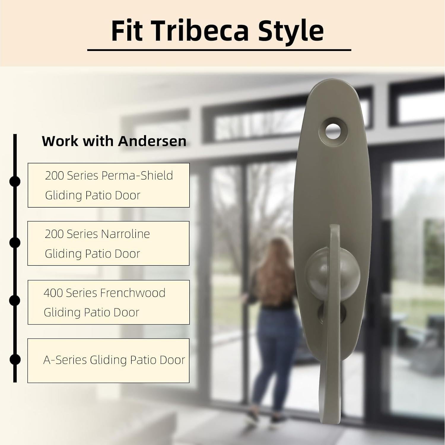 Cierre de Pulgar Tobkuxk para Cerradura de Puerta Corrediza Andersen