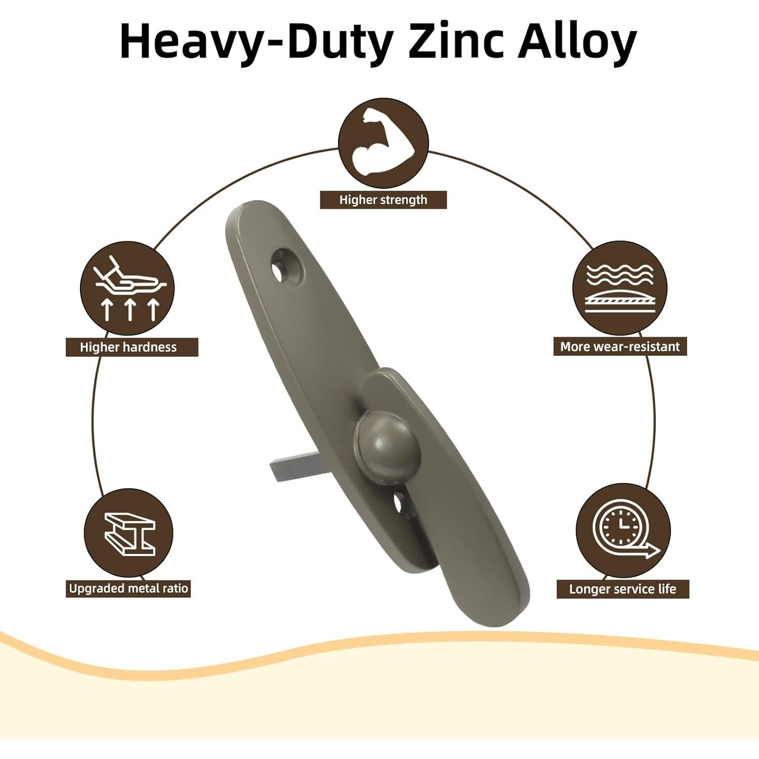 Cierre de Pulgar Tobkuxk para Cerradura de Puerta Corrediza Andersen