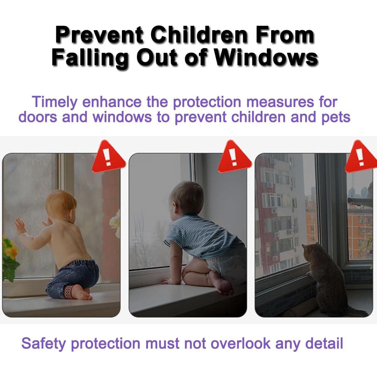 Cerraduras de Puerta Corredera KongNai para Niños 4 Pcs