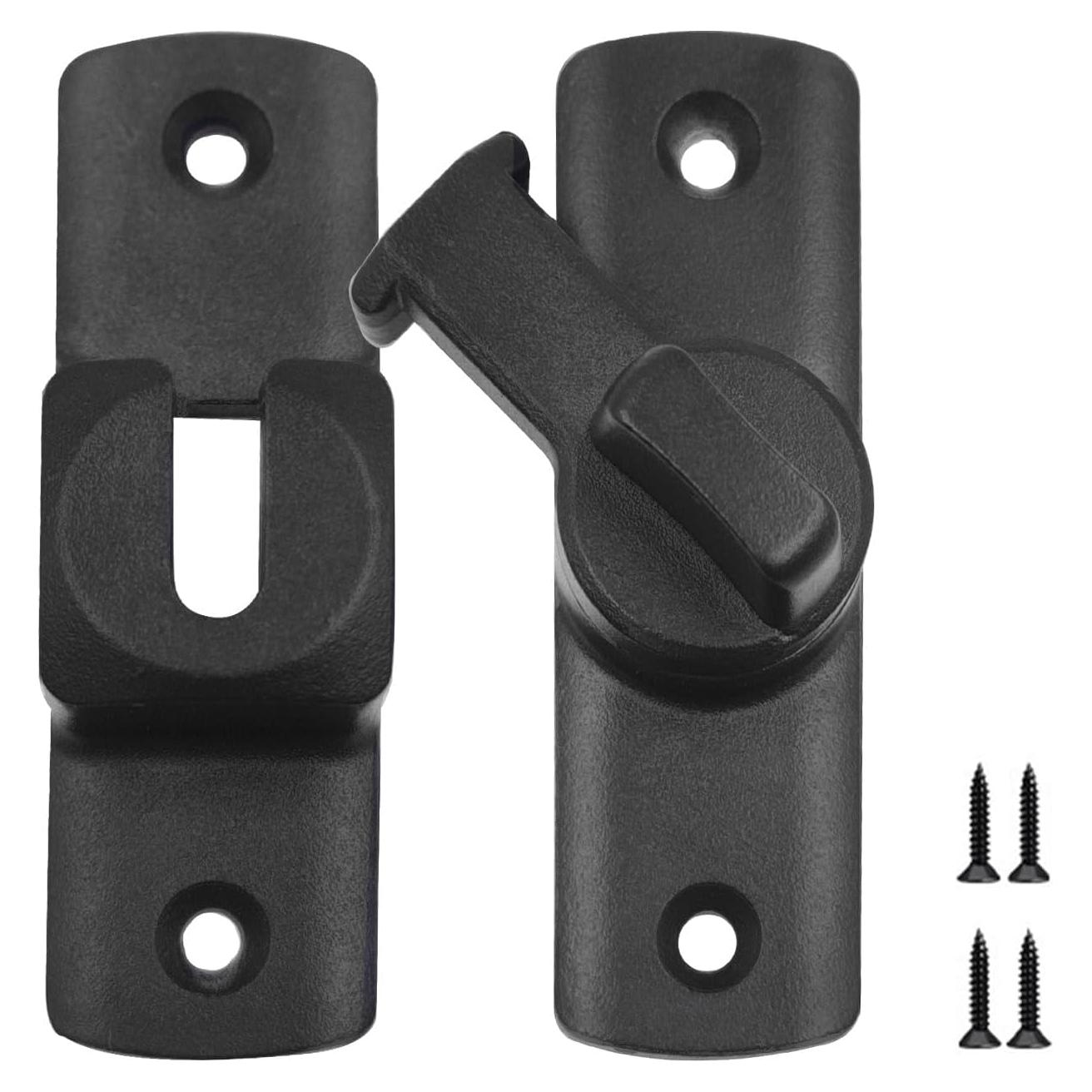 Cerradura de puerta deslizante Starfa Lab modelo ASD007 negra