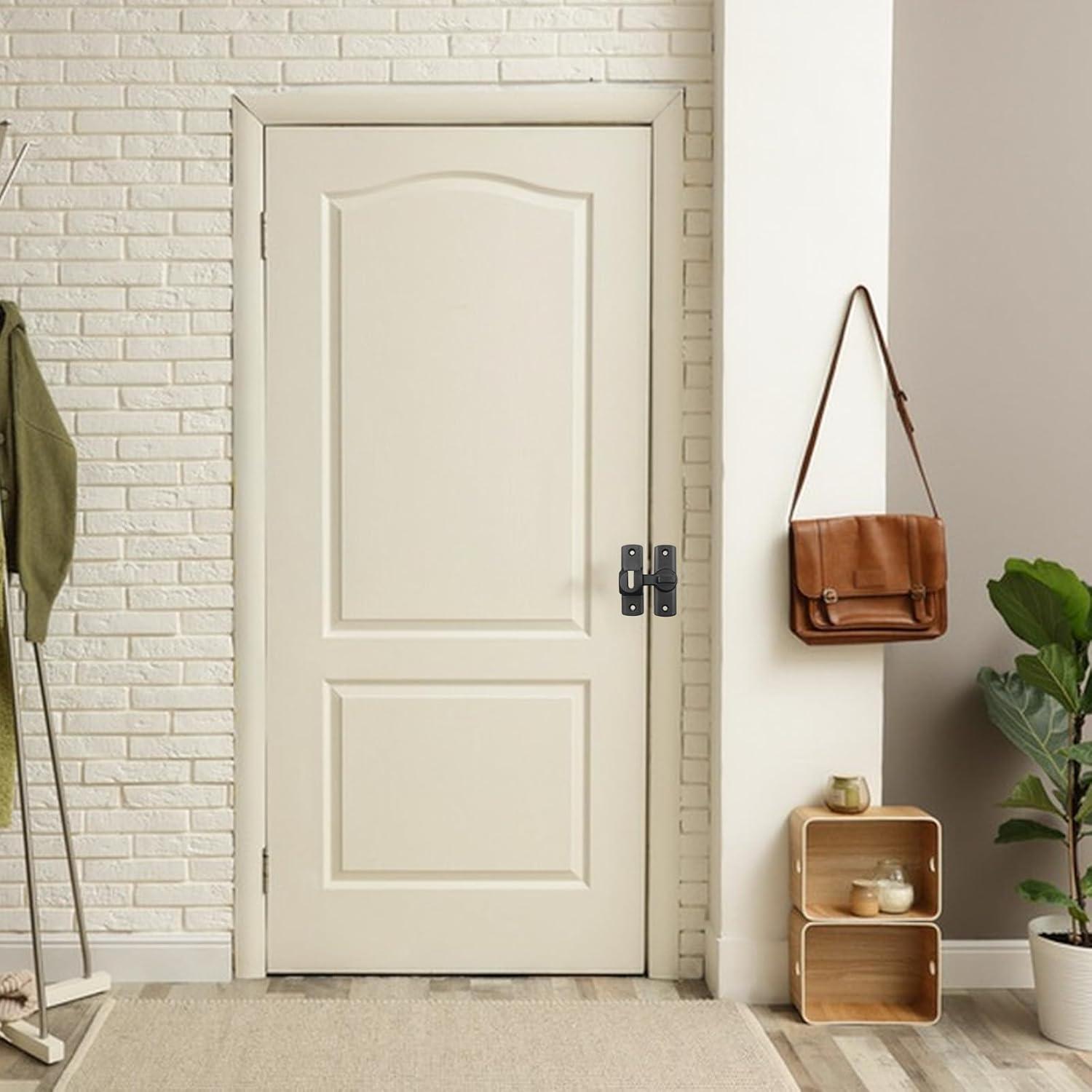 Cerradura de puerta deslizante Starfa Lab modelo ASD007 negra