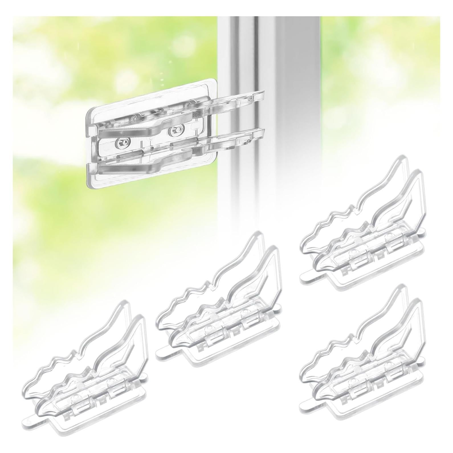 Cerraduras de Seguridad para Puertas Corredizas ROCKFEELTEE - 4 Piezas