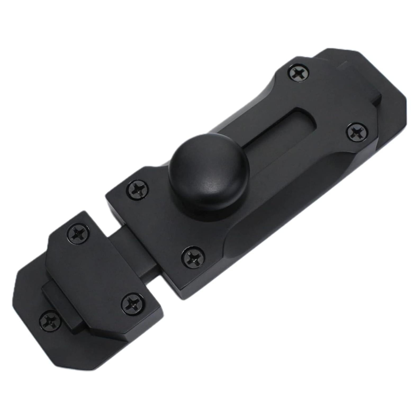 Cerradura de Pestillo Deslizante Bilyglewarwof 13.97cm Negra