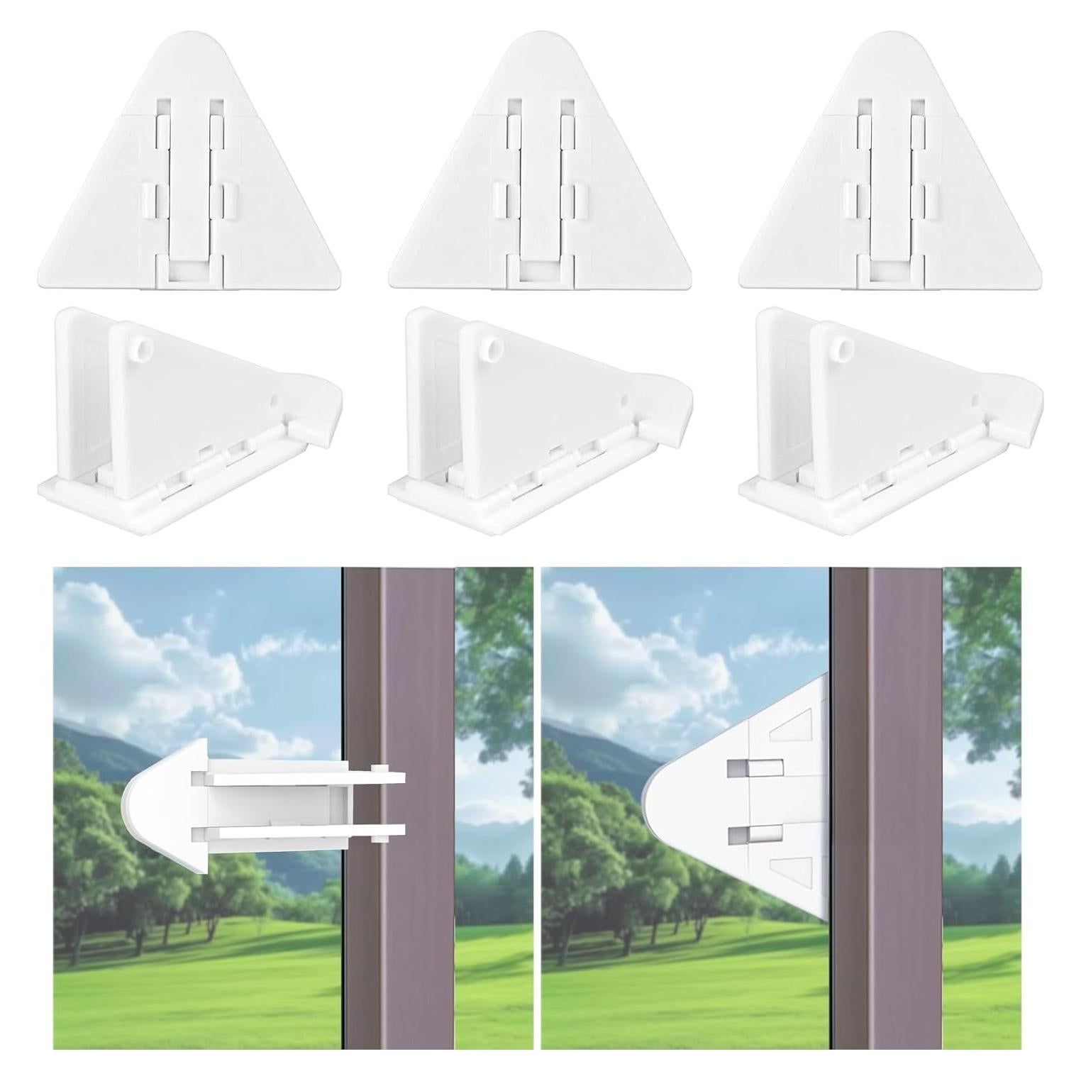 6 Cerraduras de Puertas Deslizantes Viaky para Seguridad Infantil