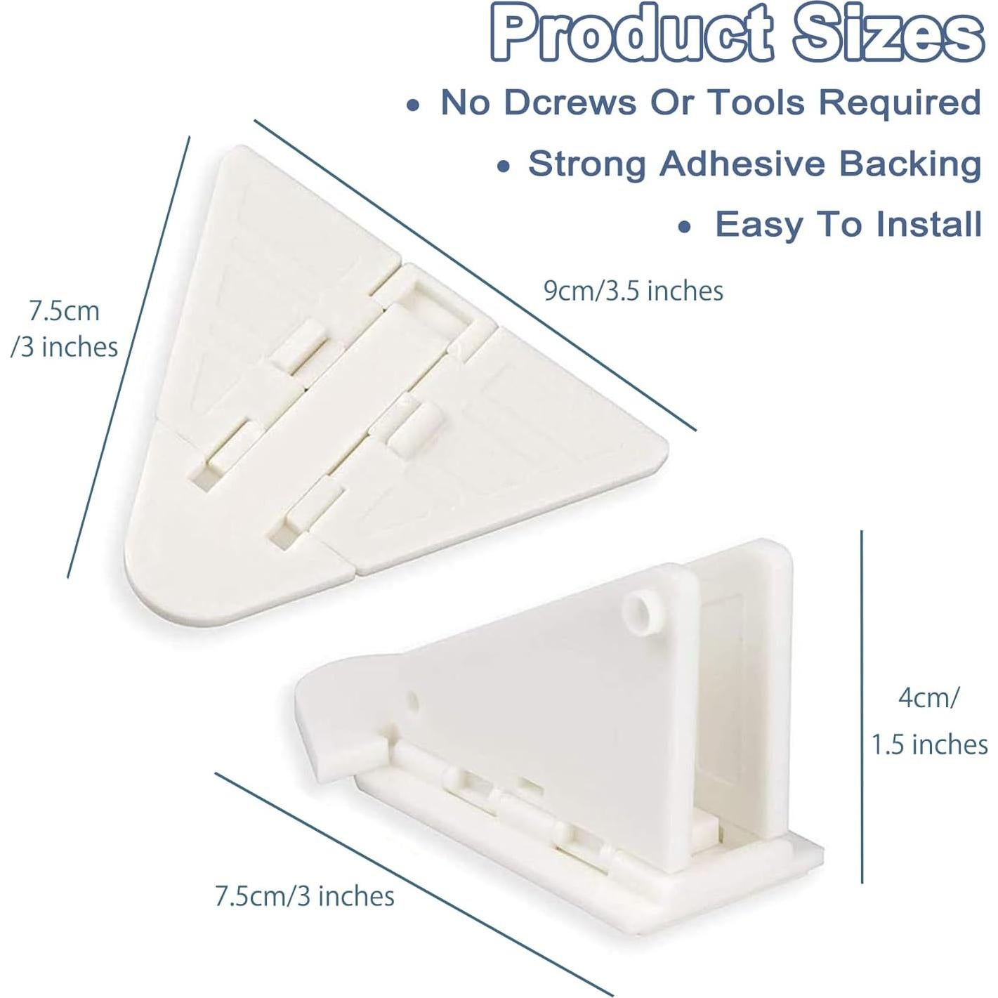 6 Cerraduras de Puertas Deslizantes Viaky para Seguridad Infantil