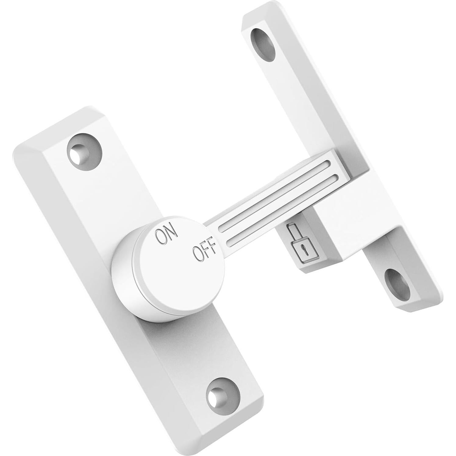 Cerradura Deslizante de Granero YogePote Blanca 15.2x7.6cm