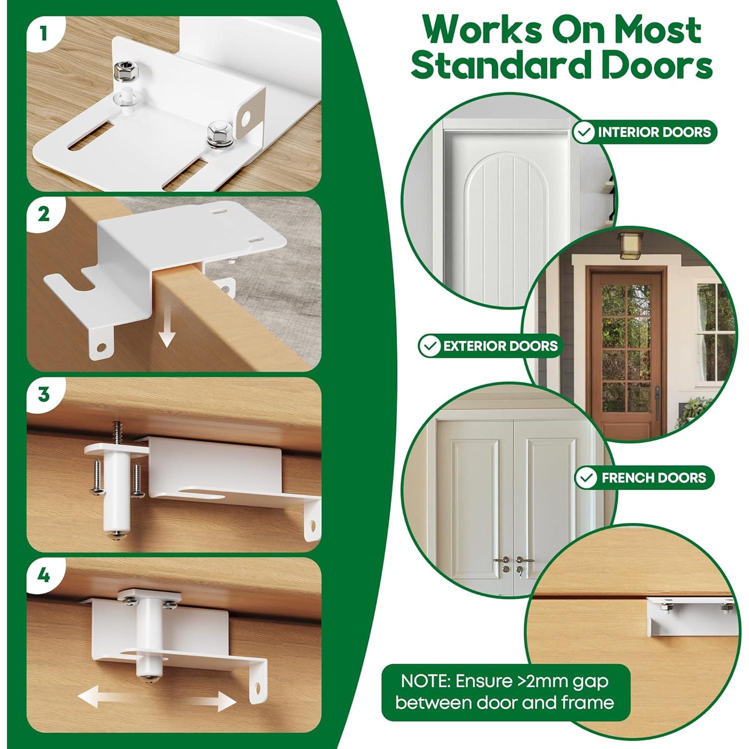 Cerradura Superior de Seguridad Infantil AIYOTAR - Blanca